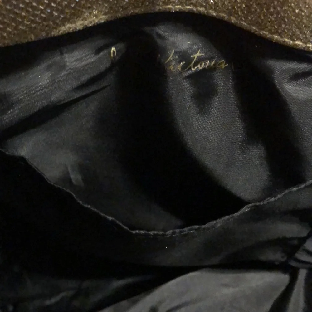 Victoria Secret Gold Tote Bag